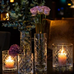 Skyline Lux clear vase 30 cm