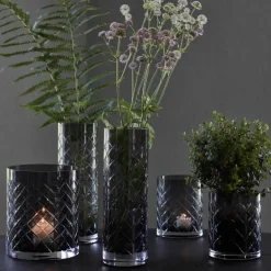 Skyline Lux stormlykt 20 cm koks