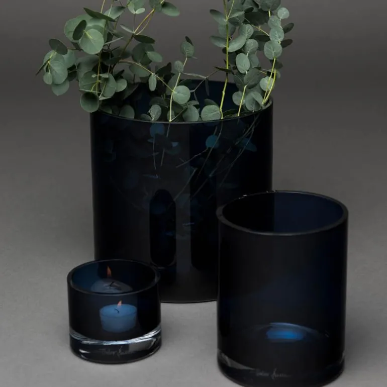 Skyline stormlykt 15 cm blå