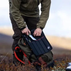 Slaktesett knivsett 4 deler svart/grønn