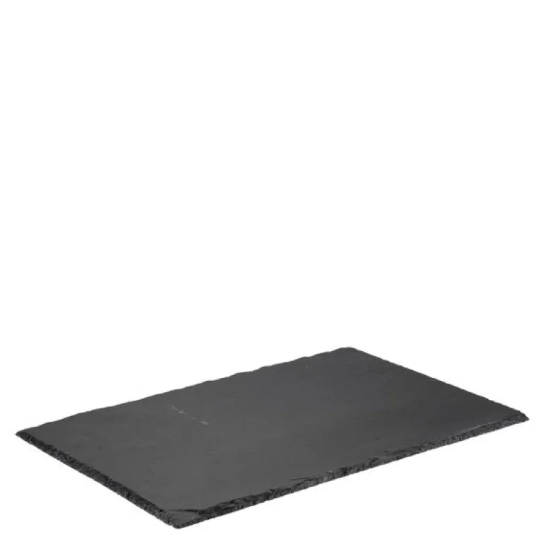 Slate serveringsfat 35x25 cm svart