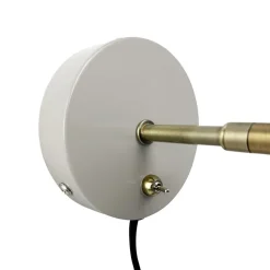 Sleep vegglampe 17 cm beige