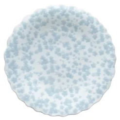 Slåpeblom asjett 21 cm blå