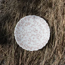 Slåpeblom asjett 21 cm rosa