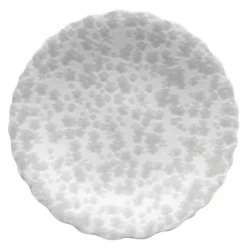 Slåpeblom asjett 21 cm varmgrå