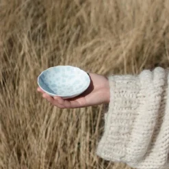 Slåpeblom bolle 12 cm blå