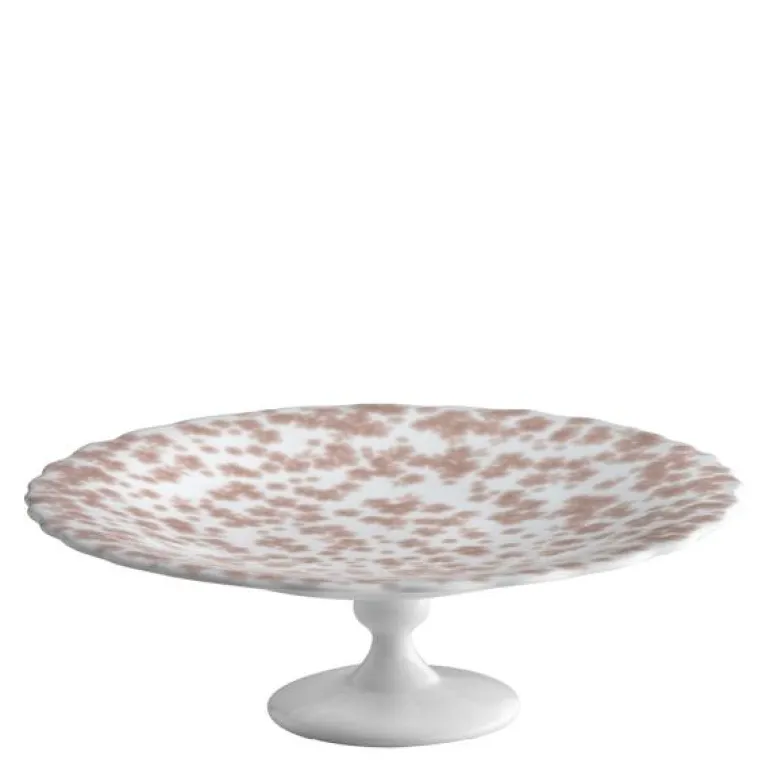 Slåpeblom kakefat 21 cm rosa