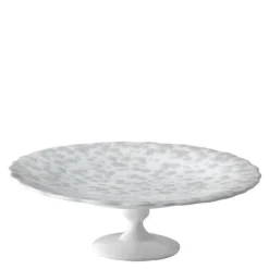 Slåpeblom kakefat 21 cm varmgrå