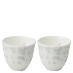 Slåpeblom kopp uten hank 20 cl 2 stk blå