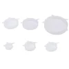 Smak silikonlokk 6 stk klar