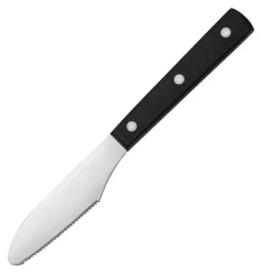 Smørkniv 22 cm svart/grå