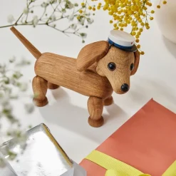 Snap trefigur dachshund 12 cm