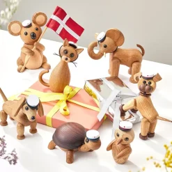 Snap trefigur dachshund 12 cm