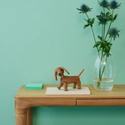 Snap trefigur dachshund 12 cm