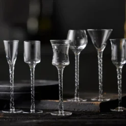 Snapsglass rom 18 cm 6 stk klar