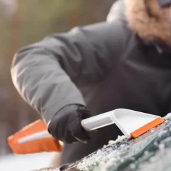 SnowXpert™ børste & isskrape 67,5 cm hvit/oransje