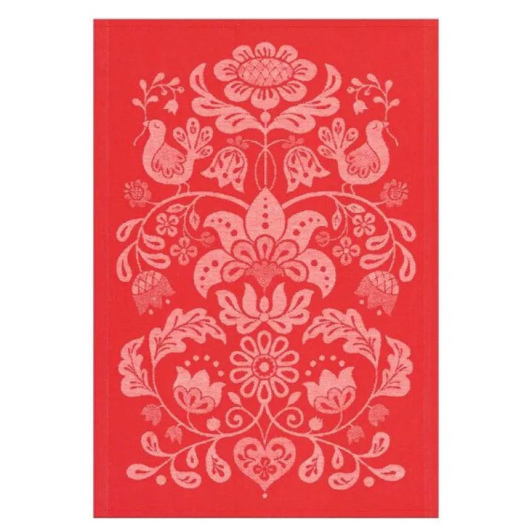 Snørød håndkle 50x70 cm rød