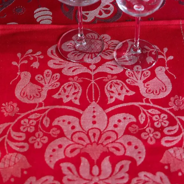 Snørød håndkle 50x70 cm rød