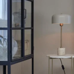 Sofillia bordlampe 53 cm sand/lys gull