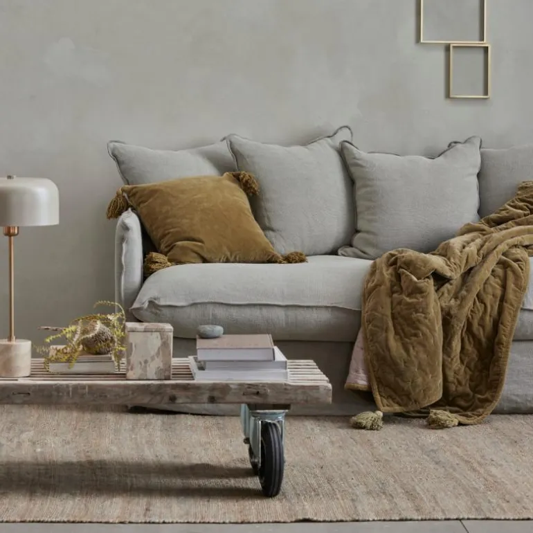 Sofillia bordlampe 53 cm sand/lys gull