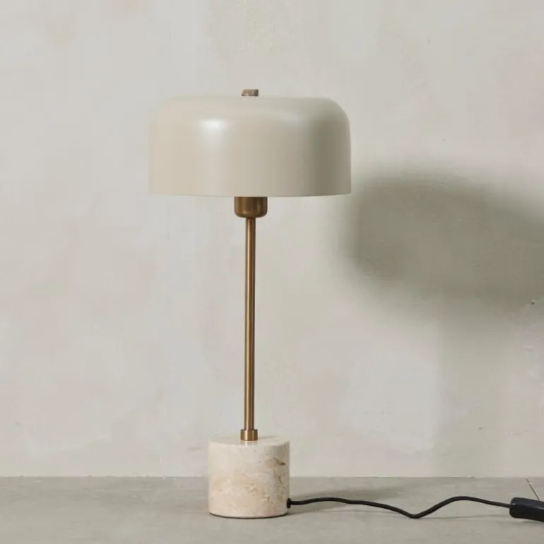 Sofillia bordlampe 53 cm sand/lys gull