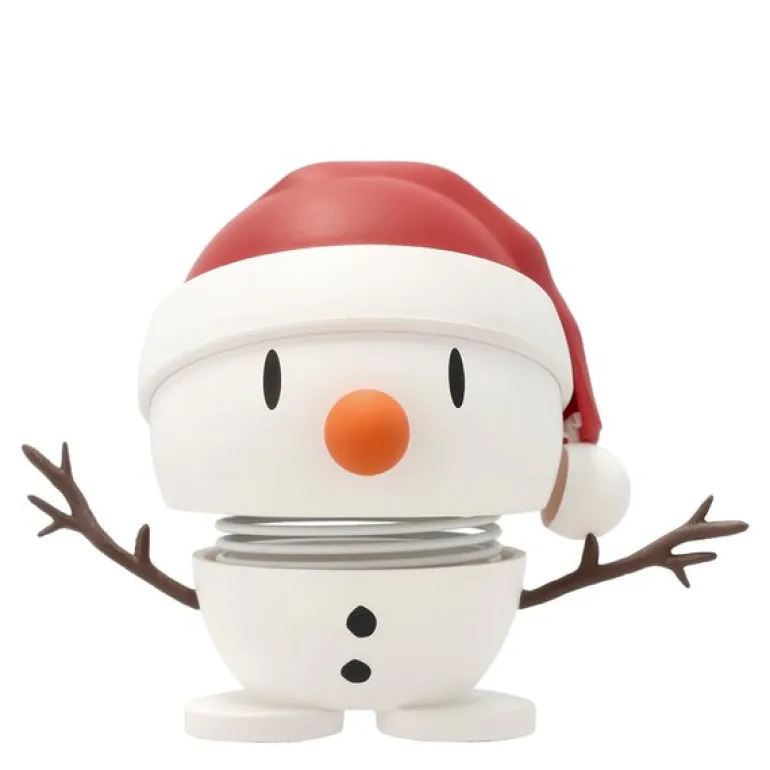 Soft santa snowman liten hvit