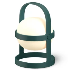 Soft spot solar circular lampe 25 cm forest green