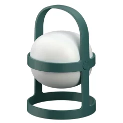 Soft spot solar circular lampe 18,5 cm forest green