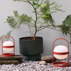 Soft Spot solar circular 25 cm terracotta