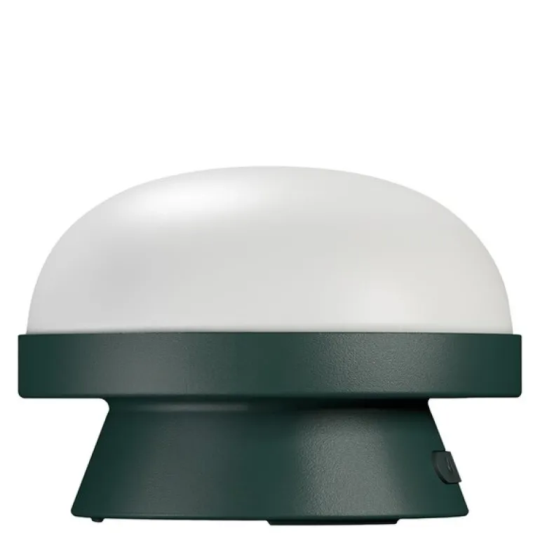 Soft spot solar dots lampe 14 cm forest green