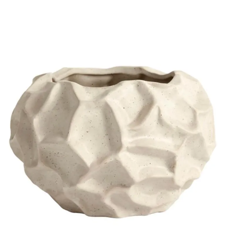 Soil blomsterpotte 11,5x18 cm vanilje