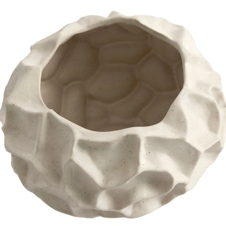 Soil blomsterpotte 11,5x18 cm vanilje