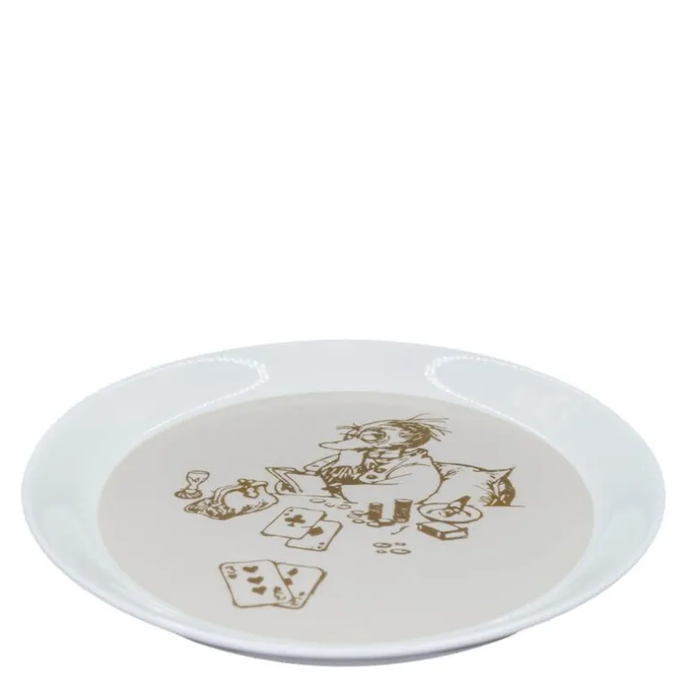 Solan asjett 20 cm Solan spiller poker beige