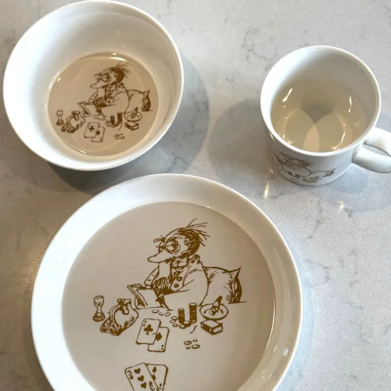 Solan bolle 14 cm Solan spiller poker beige