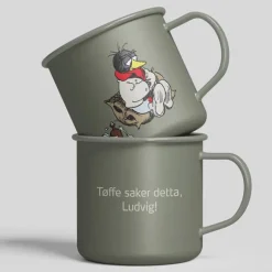 Solan emaljekopp 25 cl Solan syk mørk grå