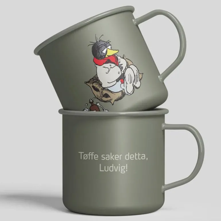 Solan emaljekopp 25 cl Solan syk mørk grå