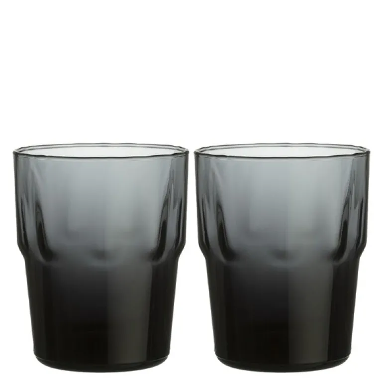 Solare glass 31 cl 2 stk stålgrå