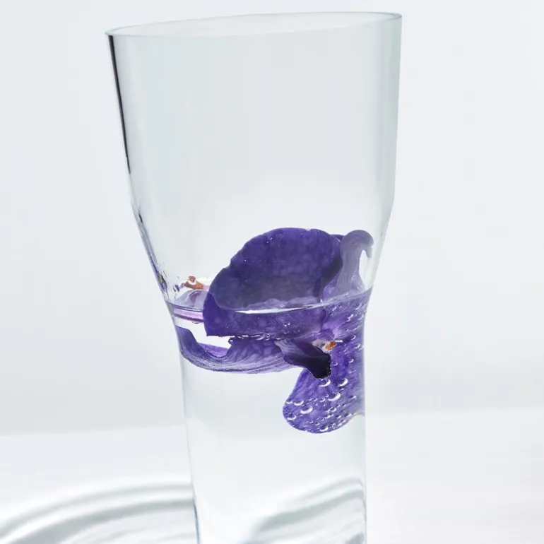 Solare høy vase 12x26 cm klar