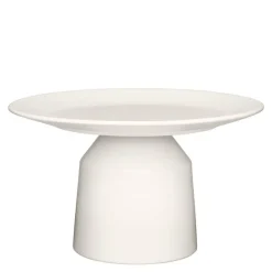 Solare høyt serveringsfat 24x14 cm hvit