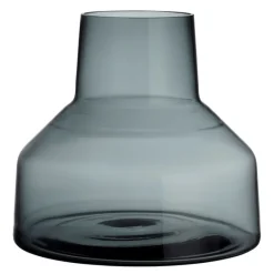 Solare lav vase 22x20 cm stålgrå