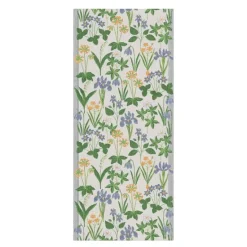 Solblå løper 35x80 cm