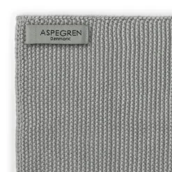 Solid kjøkkenklut strikket 26x26 cm 2 stk gray