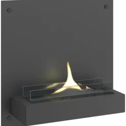 Solo vegghengt peis 180 1,05L svart