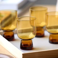 Sorrento vannglass 30 cl 4 stk amber