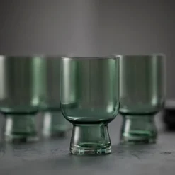 Sorrento vannglass 30 cl 4 stk grønn