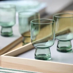 Sorrento vannglass 30 cl 4 stk grønn