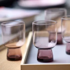 Sorrento vannglass 30 cl 4 stk pink