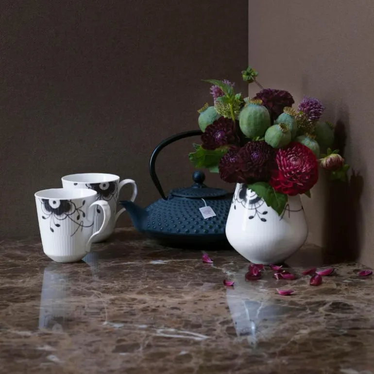 Sort Mega Riflet krus 38 cl 2 stk