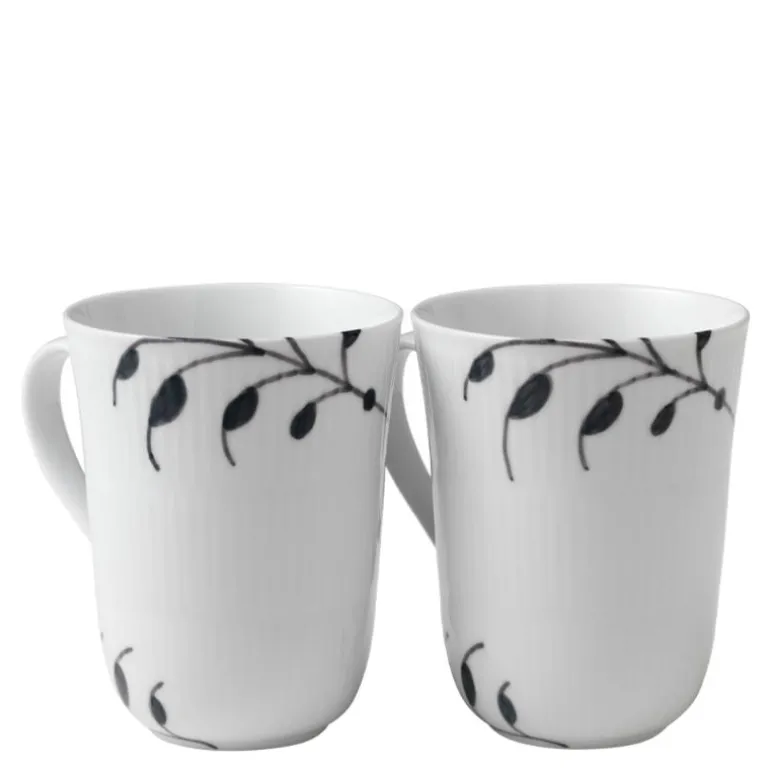 Sort Mega Riflet krus 36 cl 2 stk