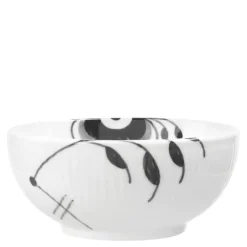 Sort Mega Riflet skål 24 cl